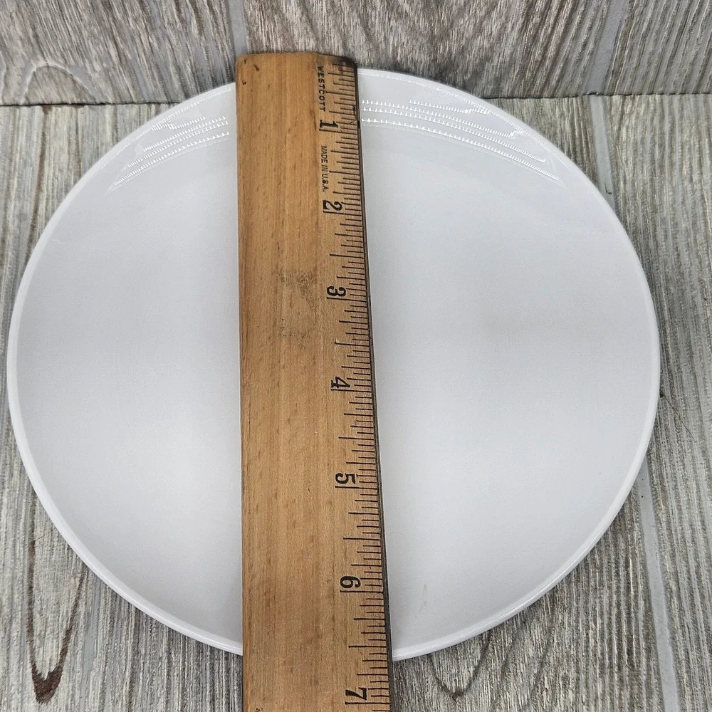 Centura by Corning Corelle White Coupe Discontinued Bread & Butter Plates Set 4